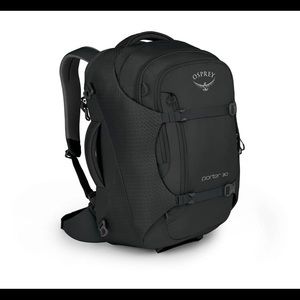 Osprey Porter 30 Travel Backpack Black Carry on NWT